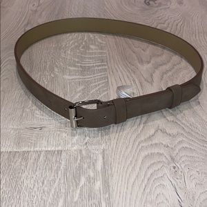 Target Taupe belt with Sliver buckle size S
